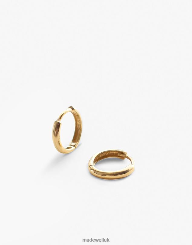 Madewell Women Kinn Petite Huggie Hoop Earrings Jewelry Gold 8P4861772