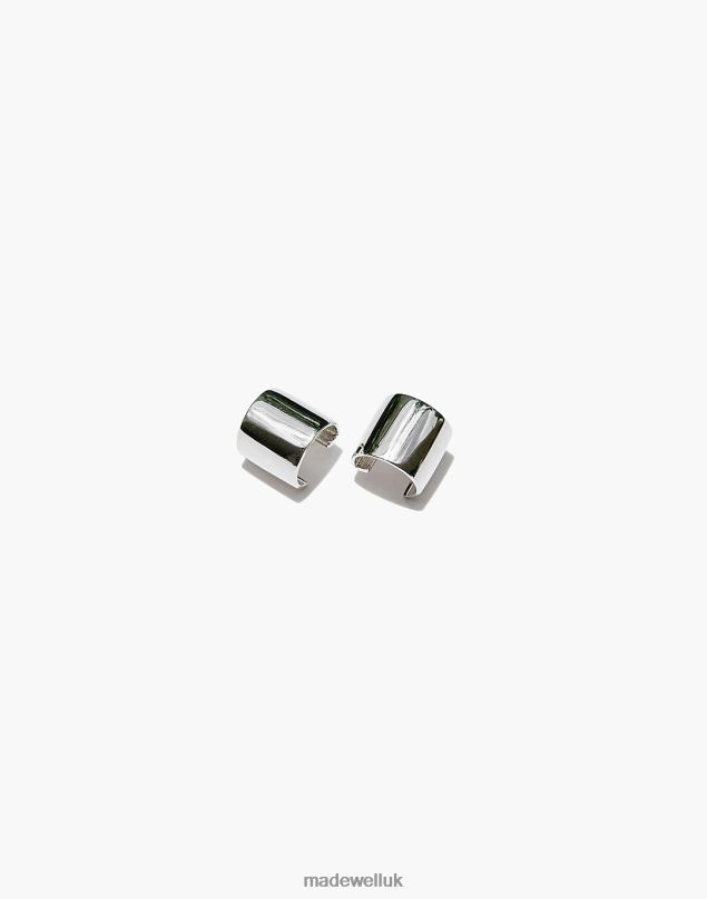 Madewell Women MUNS Rotonda Hoops Jewelry Silver 8P4861998