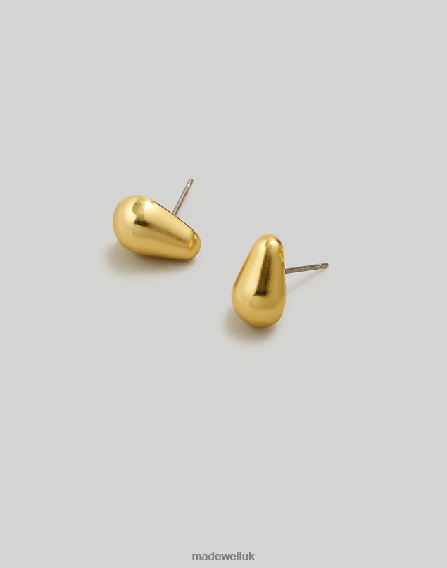 Madewell Women Mini Droplet Stud Earrings Jewelry Vintage Gold 8P486848