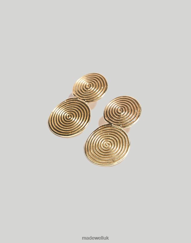 Madewell Women Odette Coil Earrings Jewelry Brass 8P4862049