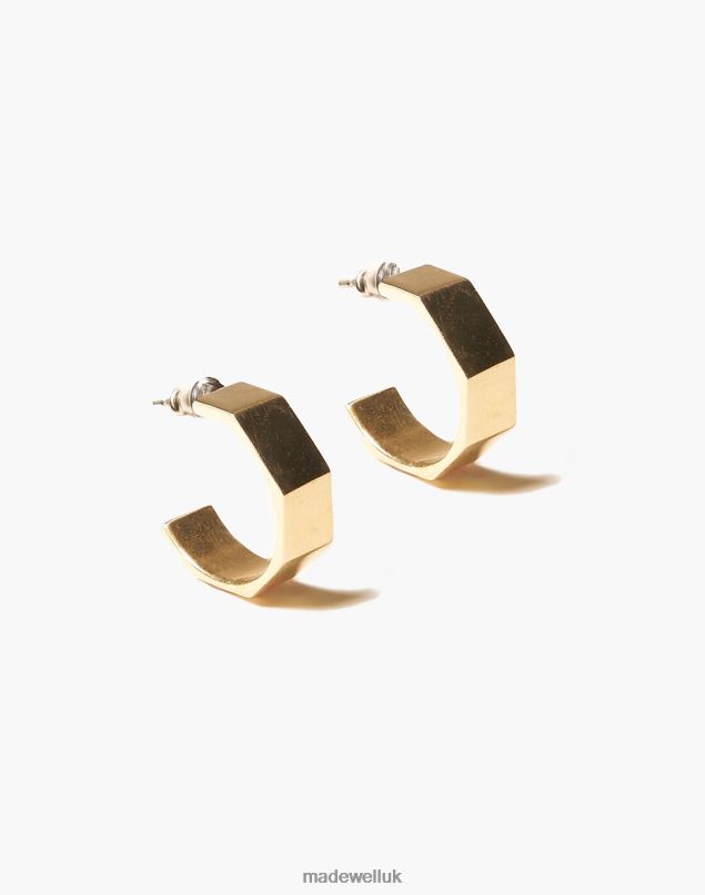 Madewell Women Odette Grande Verrou Hoops Jewelry Brass 8P4862070