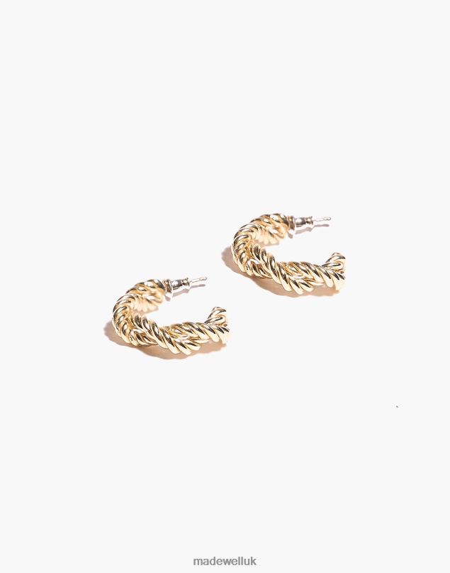 Madewell Women Odette Lou Hoops Jewelry Gold 8P4862059