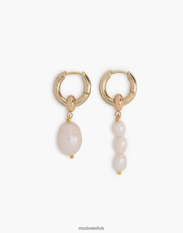 Madewell Women Petit Moments Begonia Earrings Jewelry Gold 8P4862096