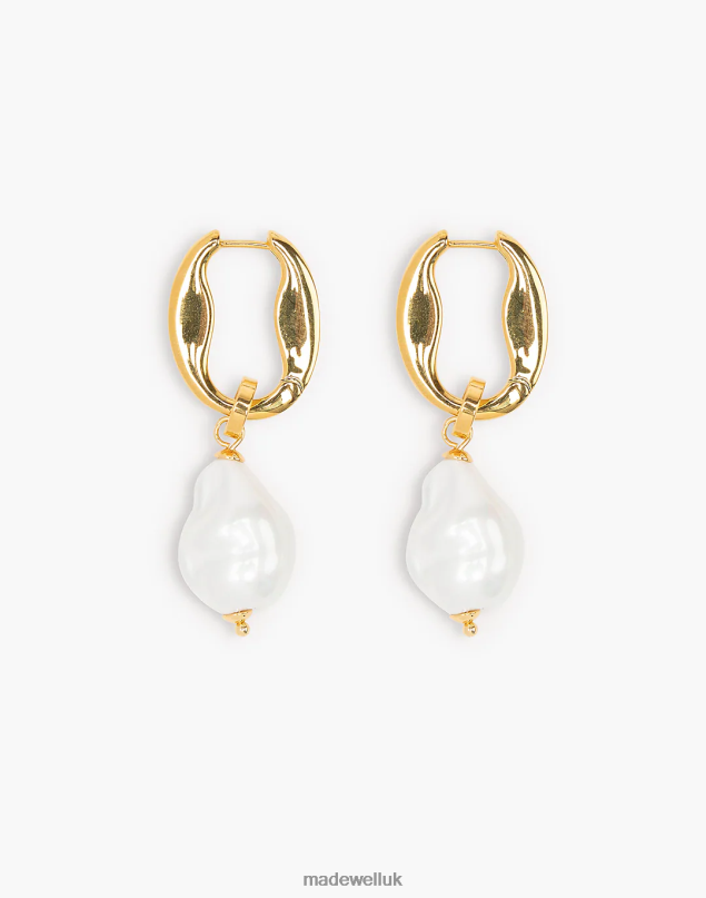 Madewell Women Petit Moments Scarlet Earrings Jewelry Gold 8P4862098