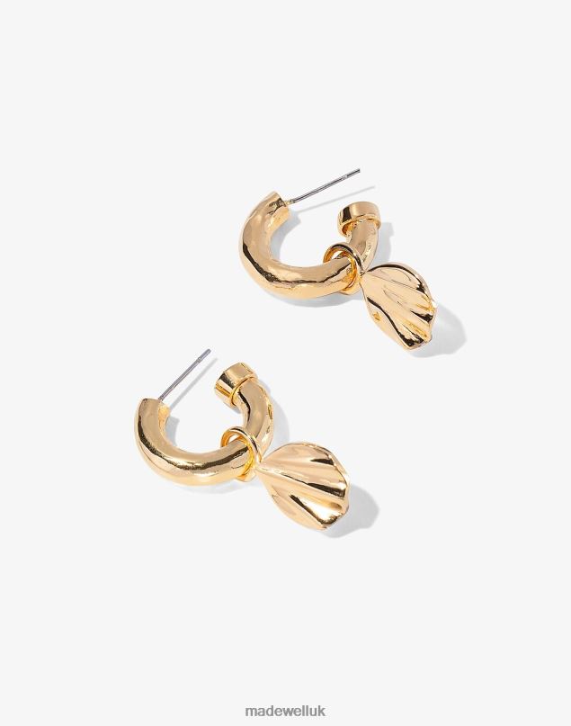 Madewell Women SOKO Bidu Charm Hoop Jewelry Gold 8P4862274