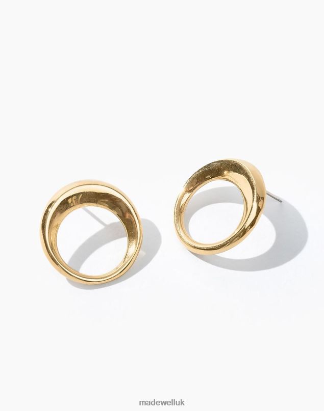 Madewell Women SOKO Kaya Open Stud Earrings Jewelry Gold 8P4862258