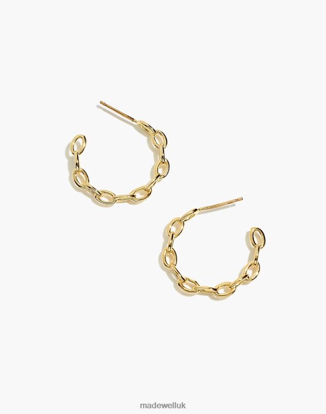 Madewell Women STUDIO GRUN Cable Hoop Earrings Jewelry Gold 8P4861562
