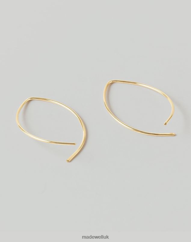 Madewell Women Sheena Marshall Jewelry Poppy Earrings Accessories Gold 8P4861439