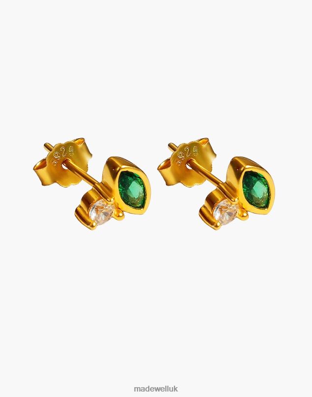 Madewell Women TSEATJEWELRY STEP STUD EARRINGS Accessories Gold 8P4861295