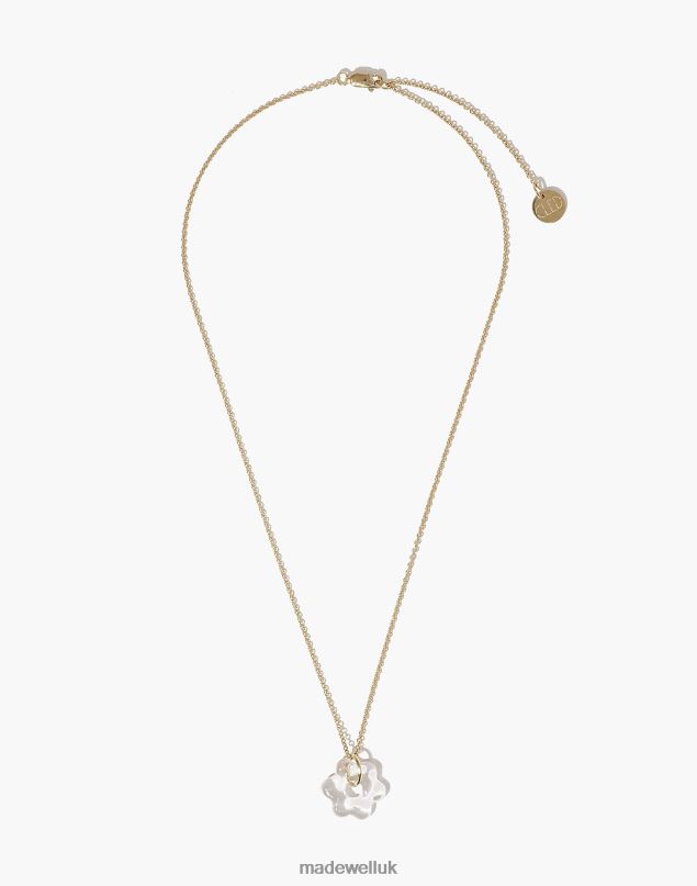 Madewell Women CLED Avens Charm Necklace Jewelry Gold 8P4861816