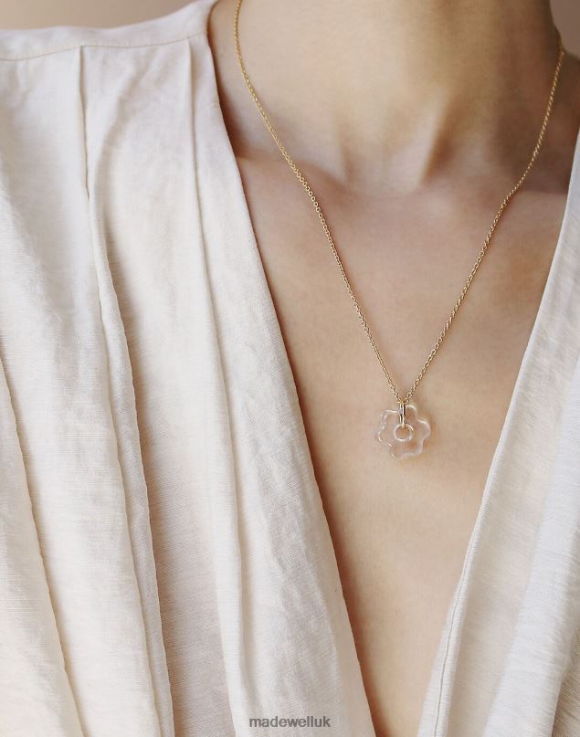 Madewell Women CLED Avens Charm Necklace Jewelry Gold 8P4861816