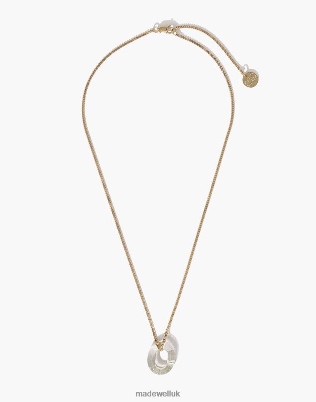 Madewell Women CLED In The Loop Necklace Jewelry Gold 8P4861821