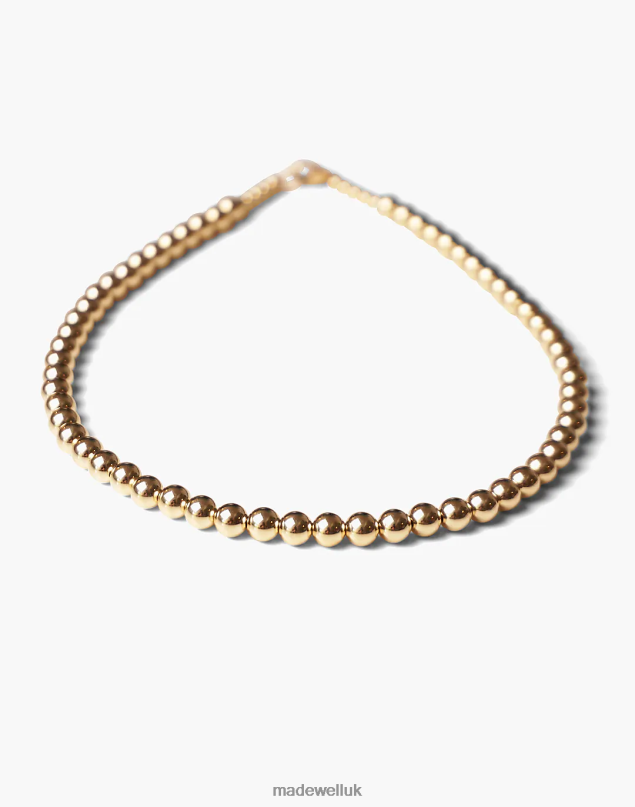 Madewell Women Charlotte Cauwe Studio Bead Necklace Jewelry Gold 8P4861408