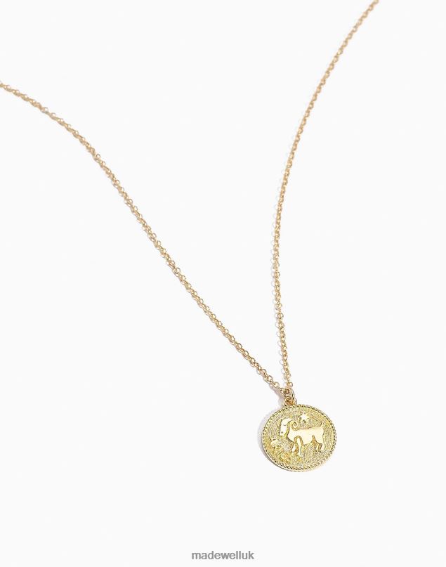 Madewell Women Katie Dean Jewelry Aries Zodiac Necklace Accessories Gold 8P4861494