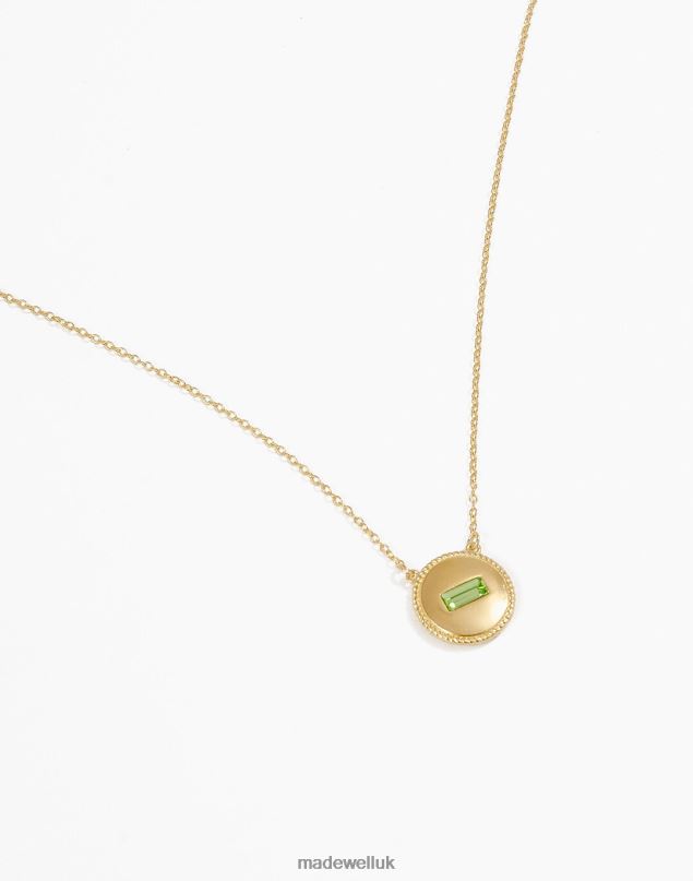 Madewell Women Katie Dean Jewelry Coin Birthstone Necklace Accessories January 8P4861436