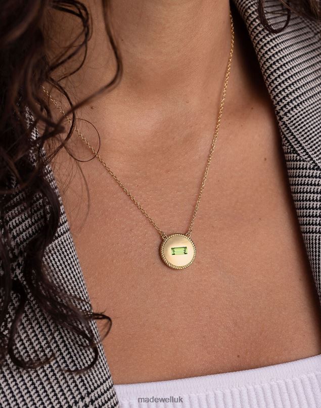 Madewell Women Katie Dean Jewelry Coin Birthstone Necklace Accessories January 8P4861436