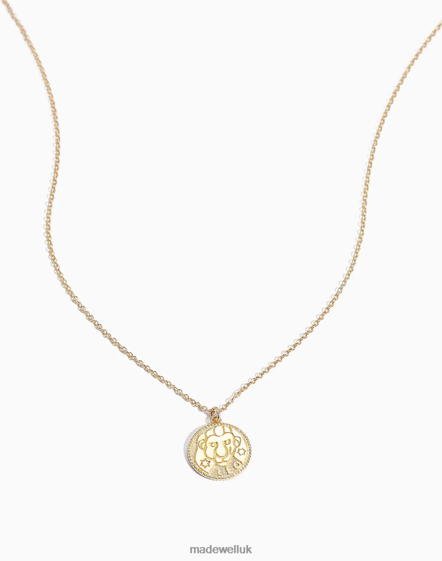 Madewell Women Katie Dean Jewelry Leo Zodiac Necklace Accessories Gold 8P4861493