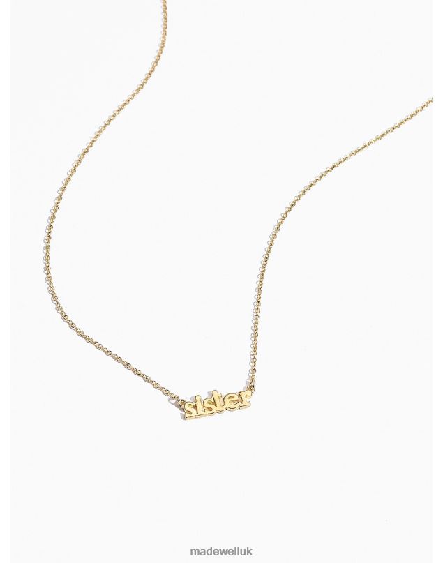 Madewell Women Katie Dean Jewelry Sister Necklace Accessories Gold 8P4861484