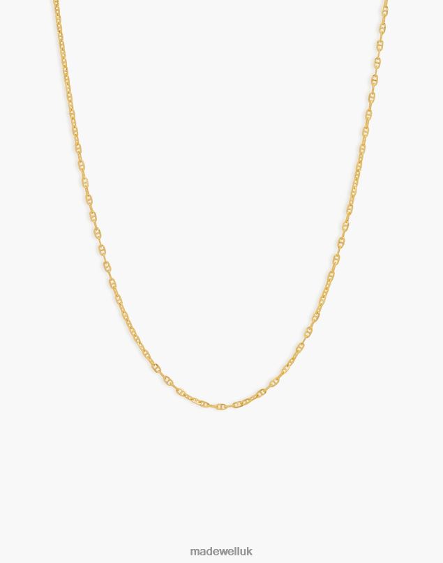 Madewell Women Kinn Mariner Chain Necklace Jewelry Gold 8P4861735