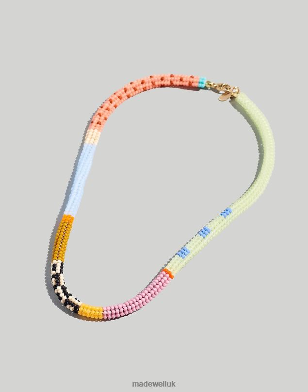 Madewell Women Kisiwa Beaded Cuerda Choker Necklace Jewelry Multi 8P4861514
