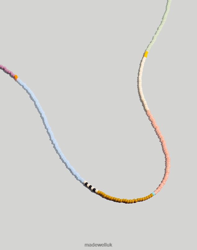 Madewell Women Kisiwa Beaded Rangi Choker Necklace Jewelry Multi 8P4861512