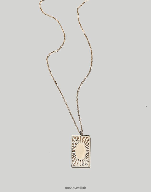 Madewell Women MUNS Al Sol Necklace Jewelry Gold 8P4861929