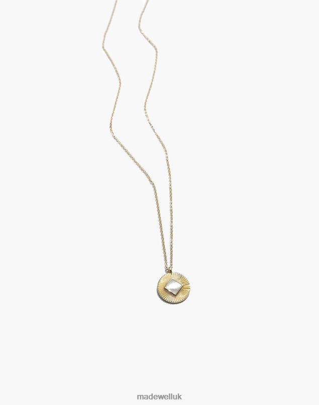 Madewell Women MUNS Hito Necklace Jewelry Gold 8P4861994