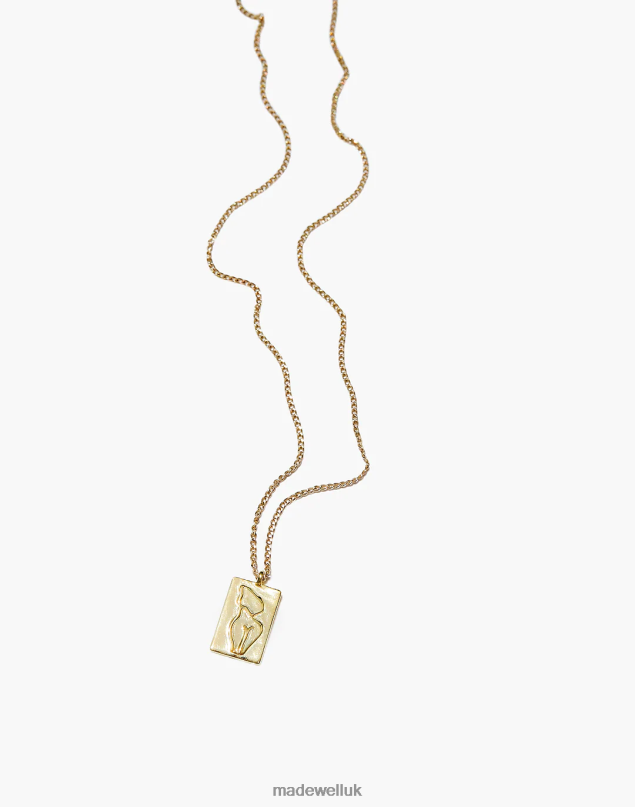 Madewell Women MUNS Mujer Necklace Jewelry Gold 8P4861966