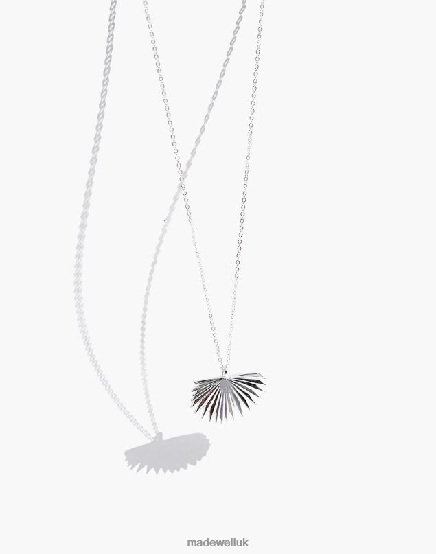 Madewell Women MUNS Palma Necklace Jewelry Silver 8P4862002