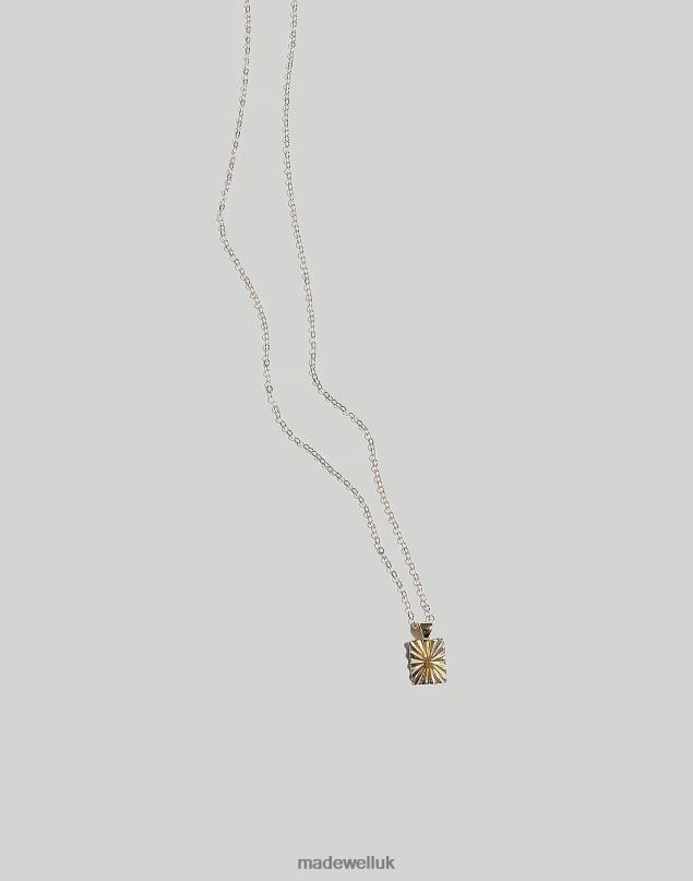 Madewell Women MUNS Relicario Necklace Jewelry Gold 8P4861928