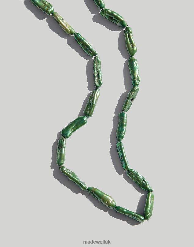 Madewell Women MUNS Sirena Pearl Necklace Jewelry Gold 8P4861931