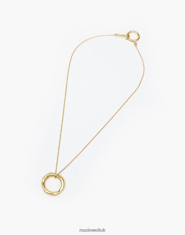 Madewell Women Mahnal Salsaal Ring Necklace Jewelry Brass 8P4861861