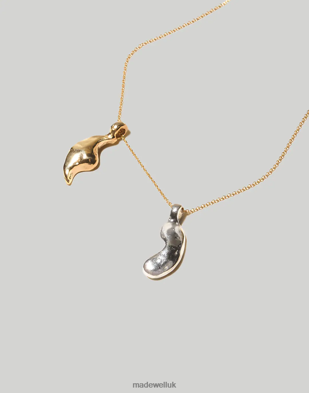 Madewell Women Odette Bisous Necklace Jewelry Mixed Metal 8P4862050