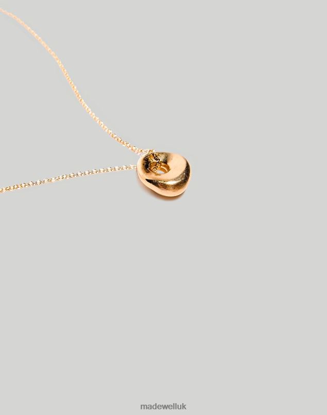 Madewell Women Odette Circ Necklace Jewelry Brass 8P4862045