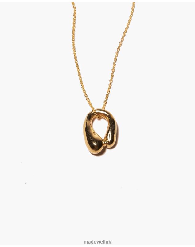 Madewell Women Odette Lua Necklace Jewelry Brass 8P4862064