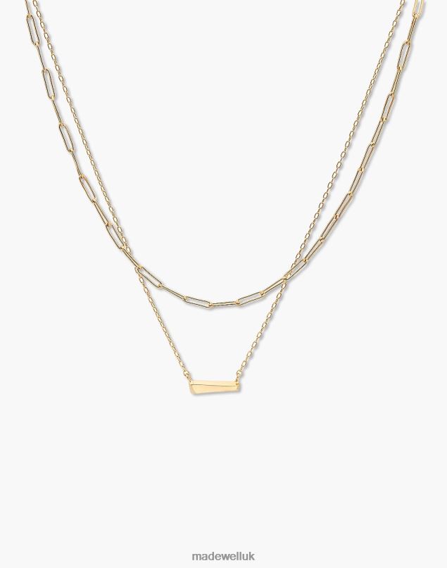 Madewell Women SOKO Sura Layered Necklace Jewelry Gold 8P4862253