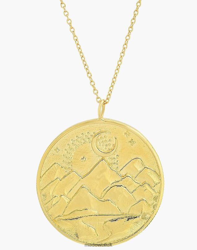 Madewell Women STUDIO GRUN Mountain Necklace Jewelry Gold 8P4861556