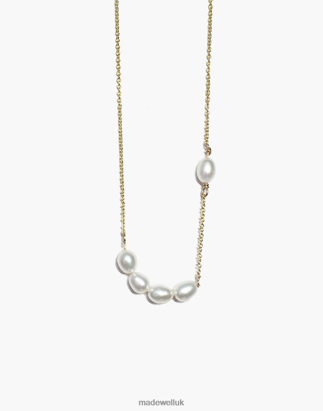 Madewell Women SUAI Mir Pearl Necklace Jewelry Gold 8P4862305
