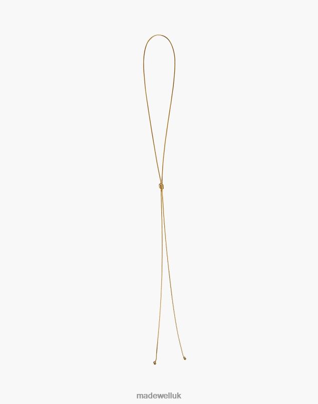 Madewell Women TSEATJEWELRY DRIP NECKLACE Accessories Gold 8P4861294