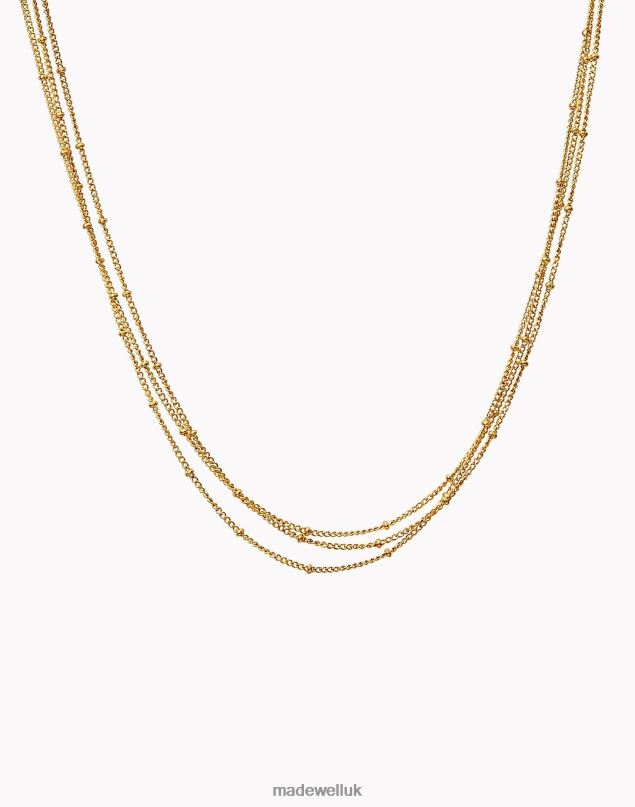 Madewell Women TSEATJEWELRY OLIVE CHOKER NECKLACE Accessories Gold 8P4862362