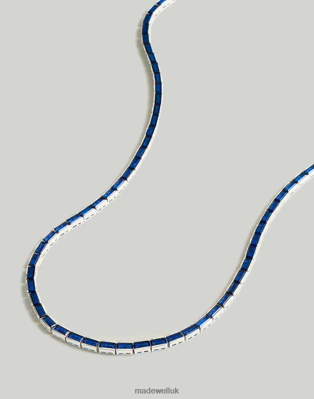 Madewell Women The Tennis Collection Baguette Crystal Necklace Jewelry Pale Gold 8P486944