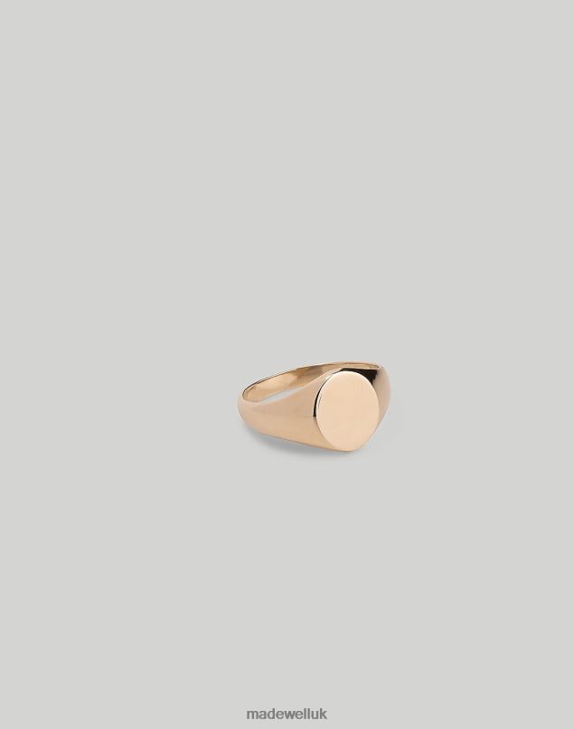Madewell Women CHARLOTTE CAUWE STUDIO Perfect Oval Signet Ring Jewelry Gold 8P4861383
