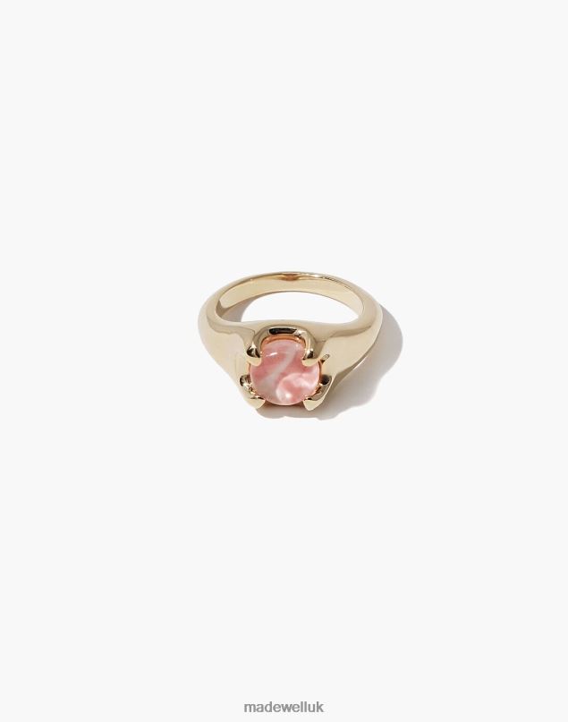 Madewell Women CLED Beam Ring Marble Jewelry Pink Multi 8P4861807