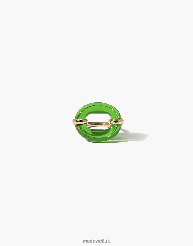 Madewell Women CLED In The Loop Ring Jewelry Green 8P4861823