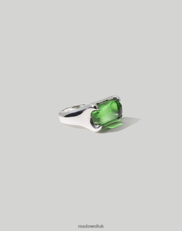 Madewell Women CLED Prism Ring Jewelry Green 8P4861809
