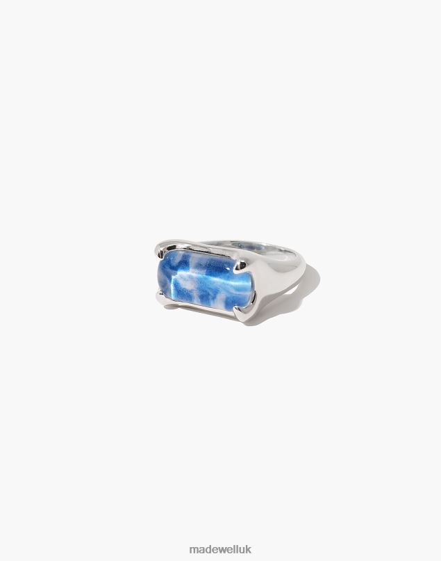 Madewell Women CLED Prism Ring Marble Jewelry Light Blue 8P4861808