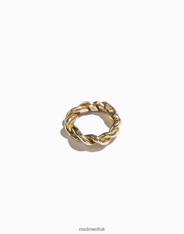 Madewell Women Iris 1956 Jewelry Halo Rope Ring Accessories Brass 8P4861303