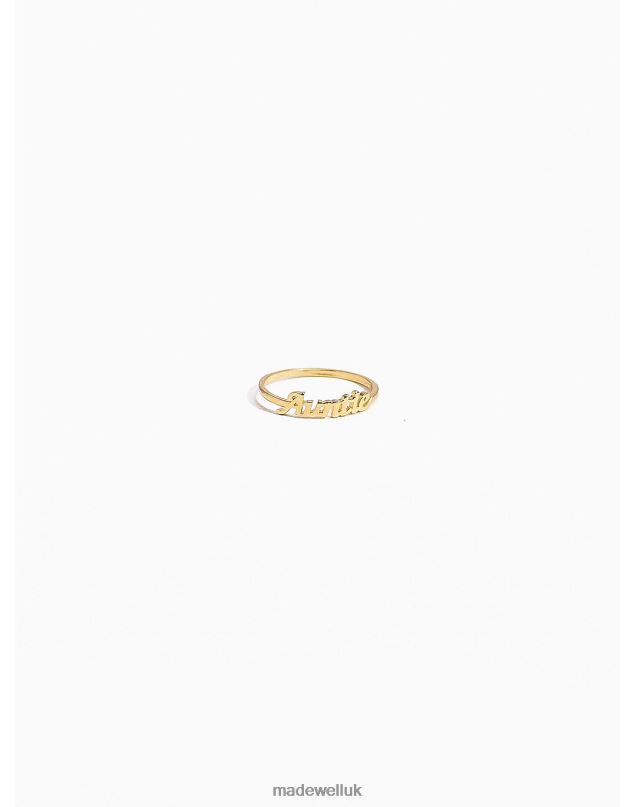 Madewell Women Katie Dean Jewelry Auntie Ring Accessories Gold 8P4861481