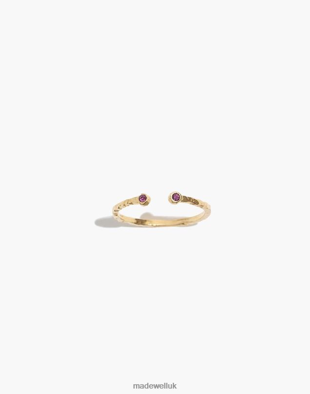 Madewell Women Katie Dean Jewelry Birthstone Ring Accessories February 8P4861504
