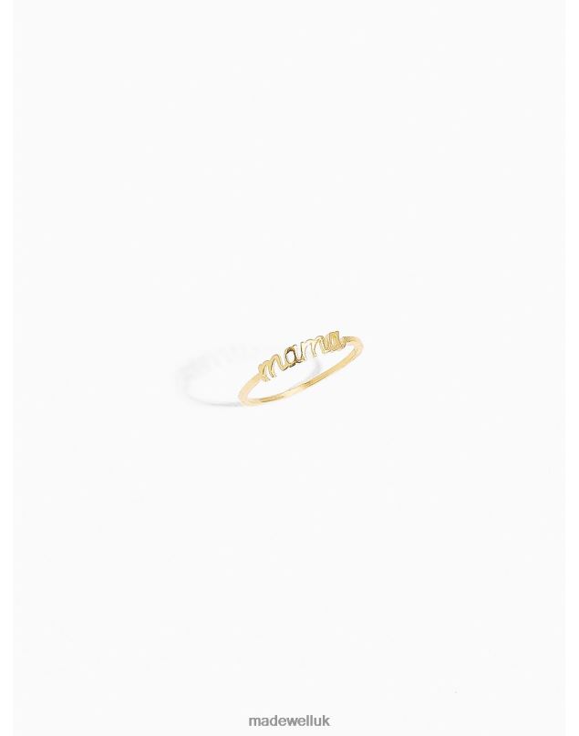Madewell Women Katie Dean Jewelry Mama Ring Accessories Gold 8P4861482